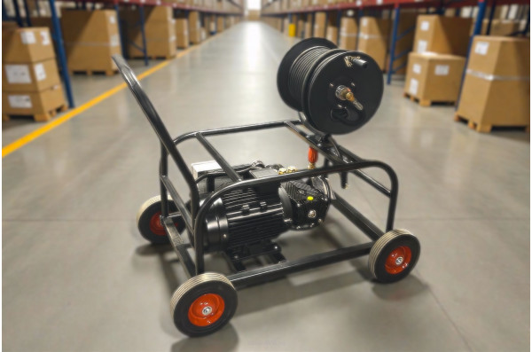 АВД Тритон T 30/300 T 12.5 ( тележка 4 колеса, барабан, манометр, электрика с теплозащитой)