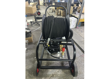 АВД Тритон T 30/300 T 12.5 ( тележка 4 колеса, барабан, манометр, электрика с теплозащитой)