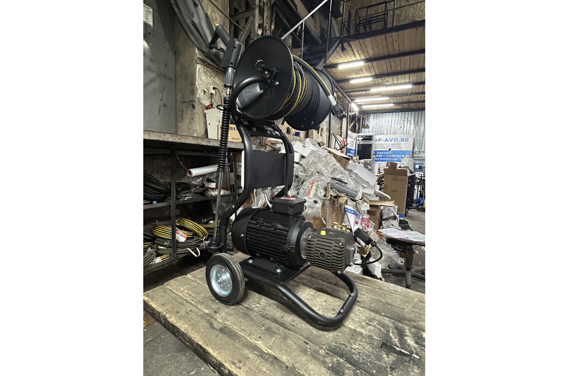 АВД Тритон B 15/200 TS 5.5 T ( на тележке, барабан, электрика с тёплозащитой)