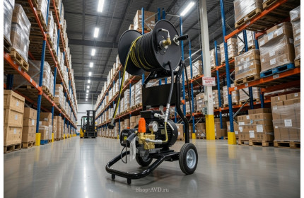 АВД Тритон Т 15/200 TS 5.5  (На тележке с барабаном, фильр, переходник)