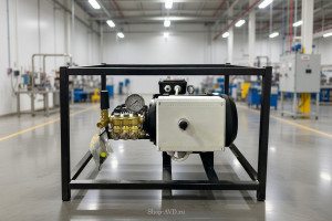 АВД Тритон Т 15/200 ВП 5.5 (на раме, манометр, электрика с теплозащитой)