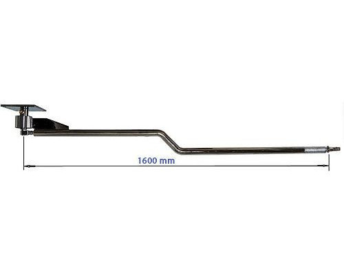 Консоль изогнутая Gidra1600Z полностью полированная зеркальная, Стандарт