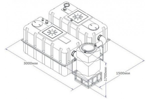 Поверхностный отстойник ПО-5