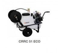 Тележка CRRC 51 ECO 2-х колесная с баком 50 л, 5 метров шланг 8х14 пистолет 600 мм