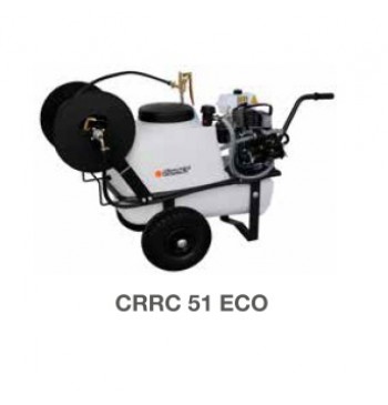 Тележка CRRC 51 ECO 2-х колесная с баком 50 л, 5 метров шланг 8х14 пистолет 600 мм