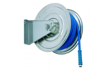 Барабан ручной для рукава 70м.3/8 или 50м.1/2(нерж.) 1/2ш.1/2ш. 200 бар.