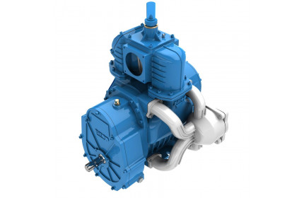 Насос вакуумный JUROP DL 95, 1000 об/мин, левое вращение, ручной клапан, гидромотор