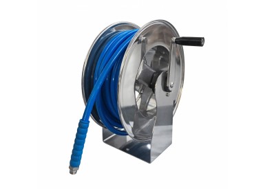 Барабан авто. для рук. дл. 50 м 1/4  (нерж.) 1/2г.3/8ш. 1000 бар