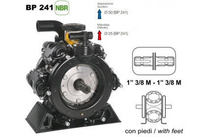 Насос мембранный Comet® серия ВP241 (222 л/мин; 20 бар); вал ВОМ 13/8