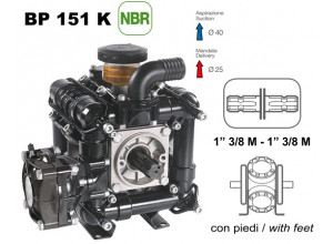 Насос мембранный Comet® серия ВP151 (138 л/мин; 20 бар); вал ВОМ 13/8
