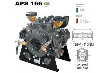 Насос мембранный Comet® серия APS 166 (163 л/мин; 50 бар); вал ВОМ 13/8