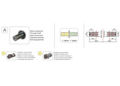 Насос мембранный Comet® серия APS 166 (163 л/мин; 50 бар); вал ВОМ 13/8