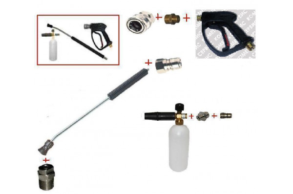 Пенокомплект в сборе 500 мм, RL 30 + ARS 220 РА; вход М22х1,5ш.