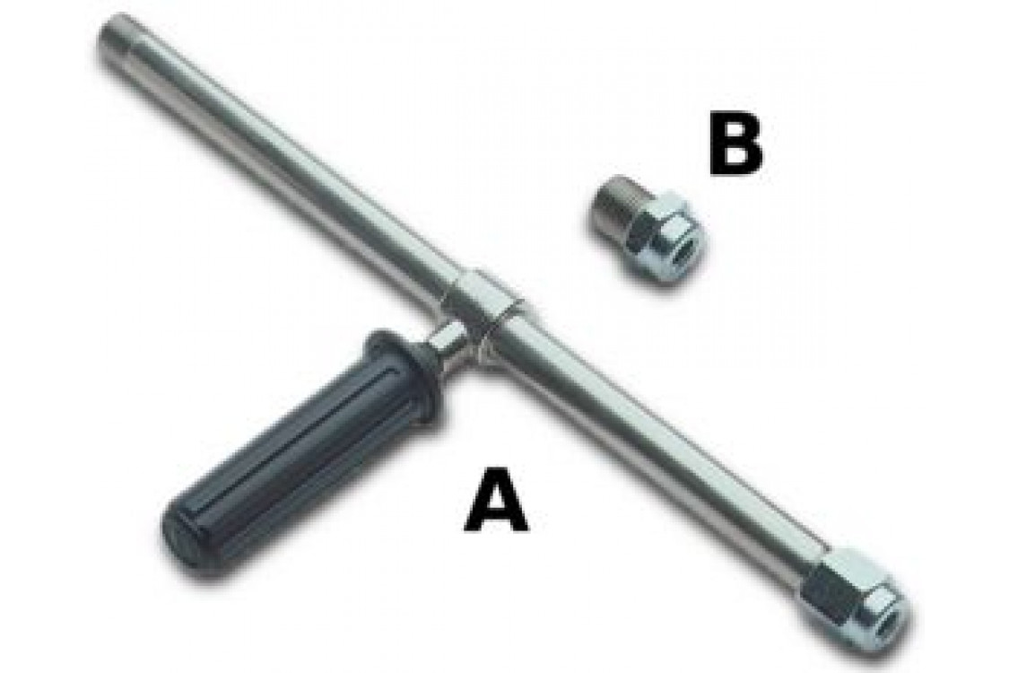 Удлинитель с рукояткой 400мм для RL 100 - RL 124; 1/2ш-1/4г.