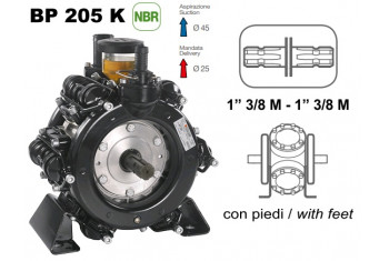 Насос мембранный Comet® серия ВP205 (193 л/мин; 20 бар); вал ВОМ 13/8