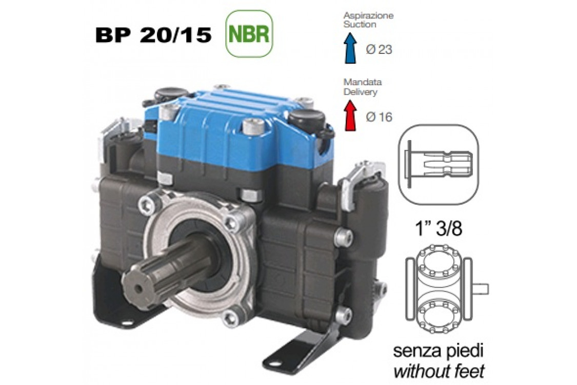 Comet® серия ВP20/15 (18,7 л/мин; 15 бар); вал ВОМ 13/8