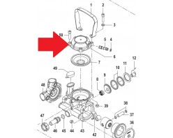 Крышка гидроаккумулятора насоса серии MC20 - MC25