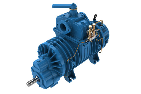 Насос Насос вакуумный лопастной JUROP PN 155R,1300 об/мин, левое вращение, руч. 4-х. клапан