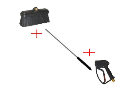 Щетка в сборе с курком RL30 и удлиннителем 1500мм; вход М22х1,5ш .