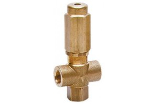 Клапан предохранительный VS 220 проходной; вход 3/8г; выход 3/8 24 л/мин 250 бар