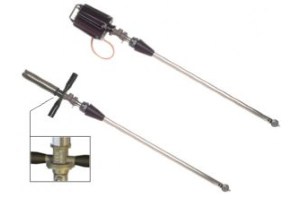 Насадка для мойки емкостей М63Е электропривод; 900мм; 16-40 л/мин; 90град.; 220В-24В.3/8 г.