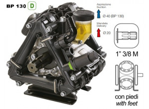 Насос мембранный Comet® серия ВP130 D (124 л/мин; 20 бар); вал ВОМ 13/8