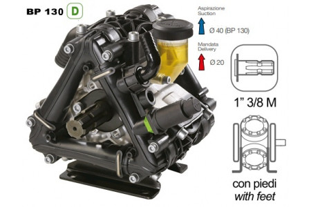 Насос Насос мембранный Comet® серия ВP130 D (124 л/мин; 20 бар); вал ВОМ 13/8