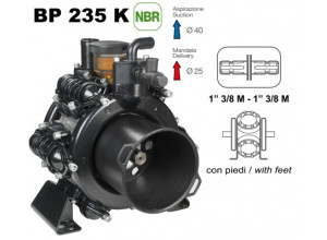 Насос мембранный Comet® серия ВP235 (222 л/мин; 20 бар); вал ВОМ 13/8