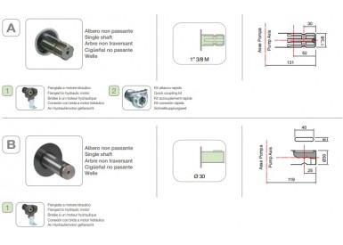 Насос мембранный Comet® серия ВP40 (43,3 л/мин; 15 бар); вал ВОМ 13/8
