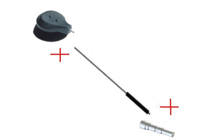 Щетка вращающаяся в сборе 1500мм; вход  ниппель KW ARS 25.