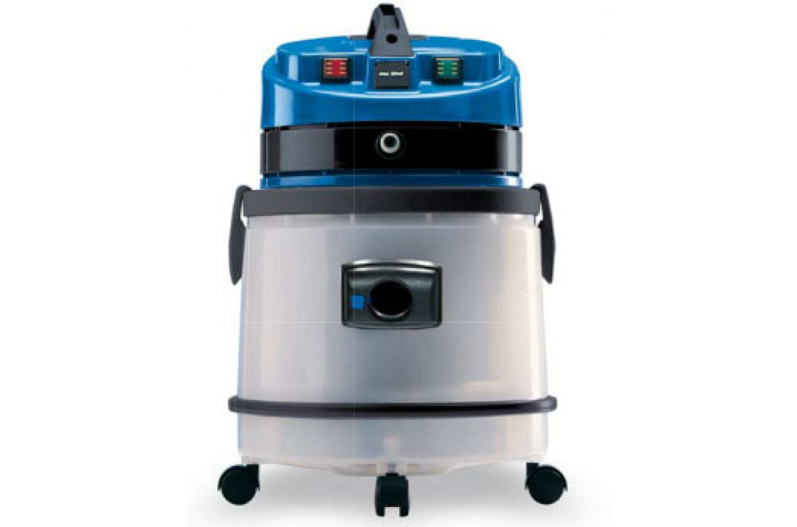 MEC IDROCLEAN Ковровый экстрактор, пласт. бак, водн. НЕРА-фильтр, 1 турб, 27 л, бак для химии 6,2 л.