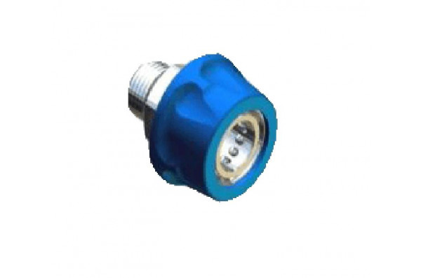 Байонет ARS 178 высокого давления 1/2ш, 250 бар (нерж) в синем пластике.