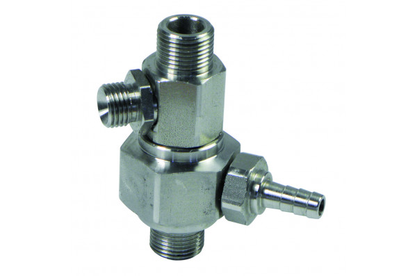 Пенная станция на одно средство 25 - 250 бар 3/8ш.3/8ш.с подачей воздуха