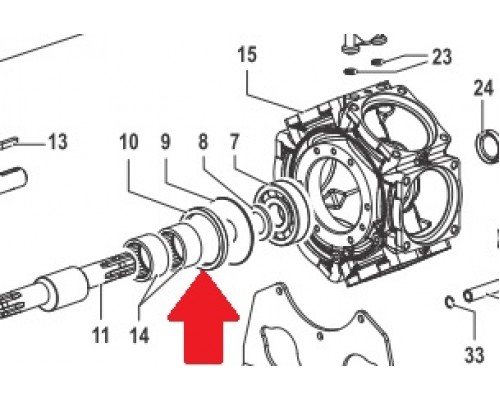 Кольцо 5хD83х10 насоса BP300 (1х2)