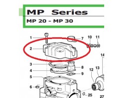 Крышка насоса MP20