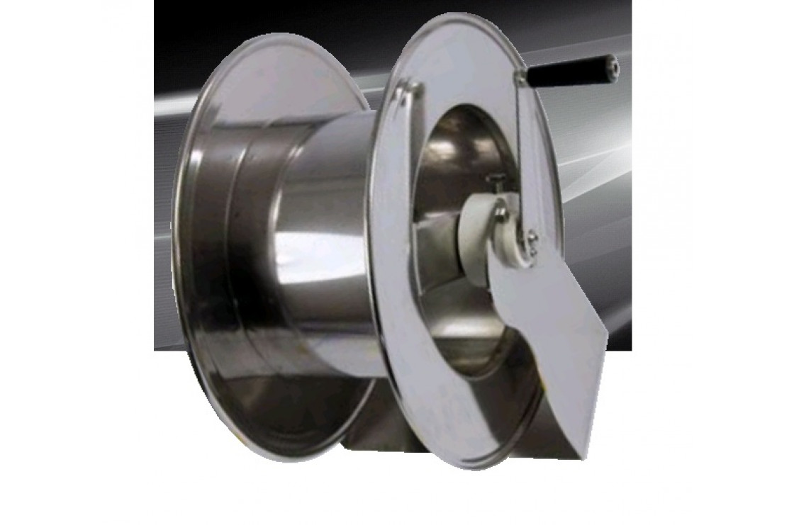 Барабан ручной усиленный для рукава 70м 1/4 или 35м.1/2(нерж.)1/2ш.1/2ш. 200 бар.