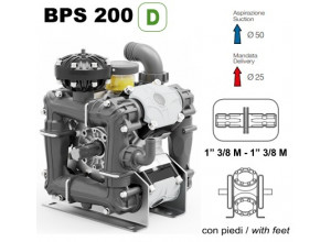 Насос мембранный Comet® серия ВPS200 D (199 л/мин; 20 бар); вал ВОМ 13/8