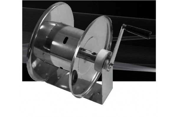 Барабан ручной усиленный для рукава 20м. 1/2 (нерж.) 1/2ш.1/2ш. 200 бар