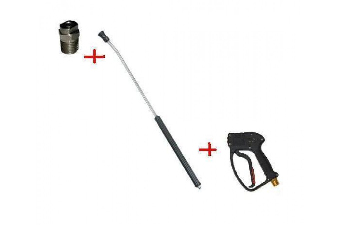 Распылительный пистолет в сборе с форсункой курок RL 30 М22х1,5ш  1200 мм. (Изогнутый)