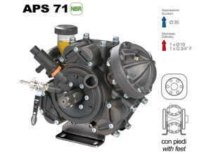 Насос мембранный Comet® серия APS 71 (67,2 л/мин; 50 бар); элемент соединительный под 6 болтов