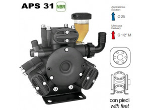 Насос мембранный Comet® серия APS 31 (25 л/мин; 40 бар); элемент соединительный под 6 болтов