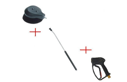 Щетка вращающаяся в сборе с курком RL30 и удлиннителем 700мм; вход М22х1,5ш.