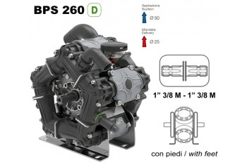 Насос мембранный Comet® серия ВPS260 D (249 л/мин; 20 бар); вал ВОМ 13/8