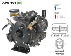 Насос мембранный Comet® серия APS 101 (94 л/мин; 50 бар); вал ВОМ 13/8