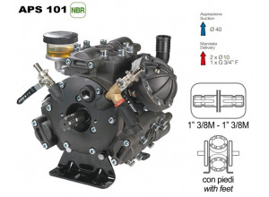 Насос мембранный Comet® серия APS 101 (94 л/мин; 50 бар); вал ВОМ 13/8