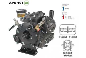 Насос мембранный Comet® серия APS 101 (94 л/мин; 50 бар); вал ВОМ 13/8