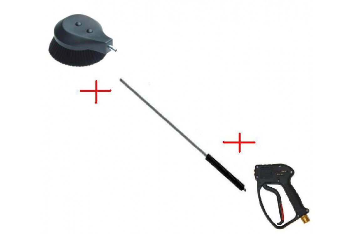 Щетка вращающаяся в сборе с курком RL30 и удлиннителем 1500мм; вход М22х1,5ш.