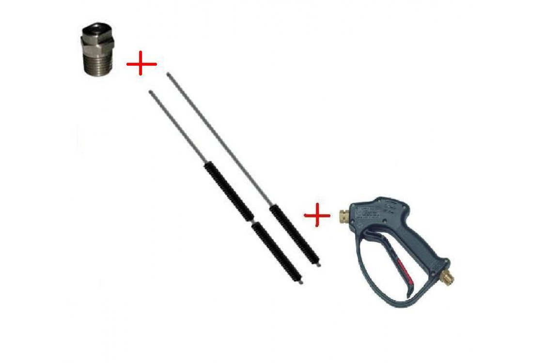 Распылительный пистолет в сборе с форсункой курок RL 26 М22х1,5ш  1200 мм.(Изогнутый)