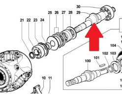 Коленвал насоса APS121