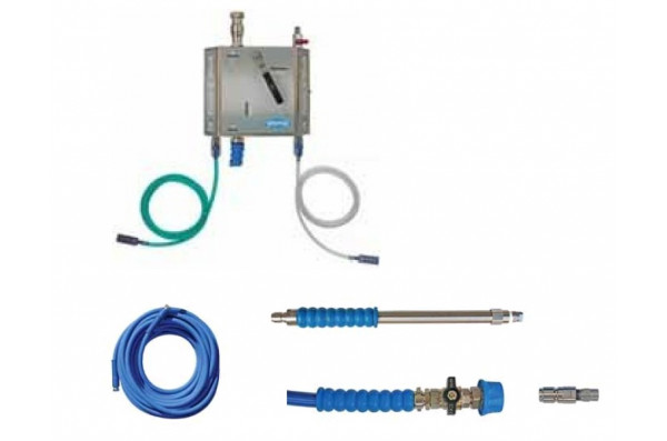 Пеногенер. система  Foam &amp; Wash B.Р. 2-8 бар, с подачей воздуха, на 2 ср-ва 1/2ш.1/2ш. с аксесс.